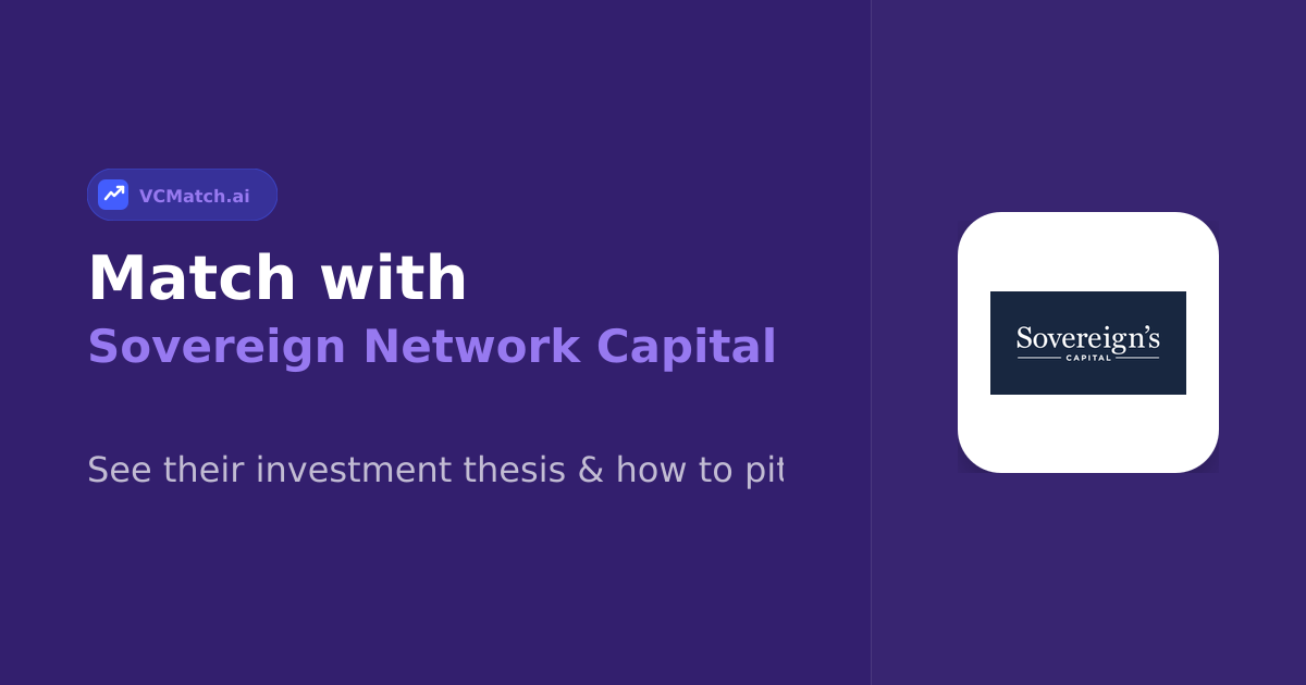 Sovereign Network Capital Seed to Late Stage Inve | VCMatch