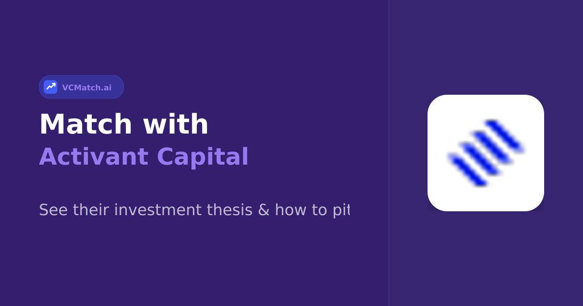 Activant Capital Growth Investor | VCMatch