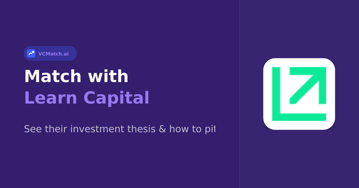 Learn Capital Seed to Growth Investor | VCMatch