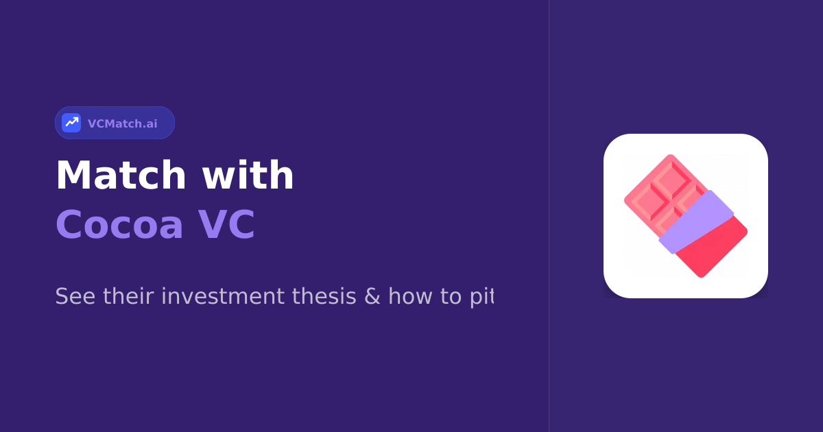Cocoa VC Investor Profile | VCMatch