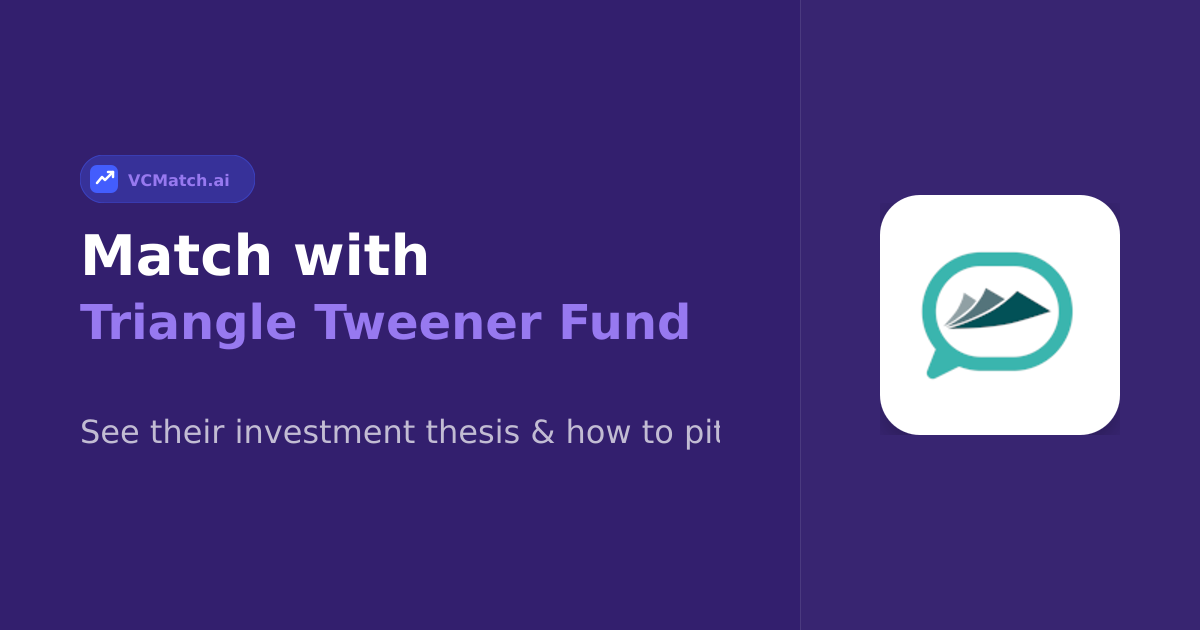 Triangle Tweener Fund Pre-Seed to Series A Invest | VCMatch