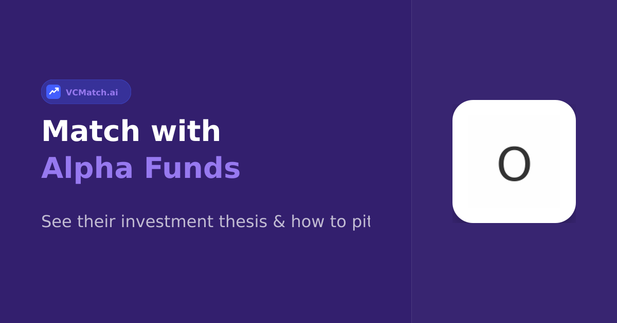 Alpha Funds Investor Profile | VCMatch