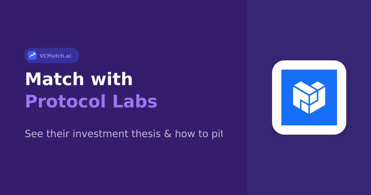 Protocol Labs Pre-Seed to Late Stage Investor | VCMatch